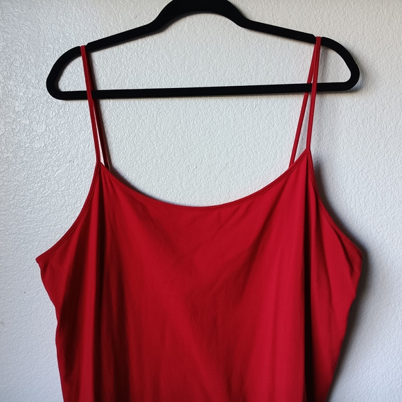 🌟3/$15 Faded Glory 4X 26/28W Red Camisole Top - Picture 3 of 5